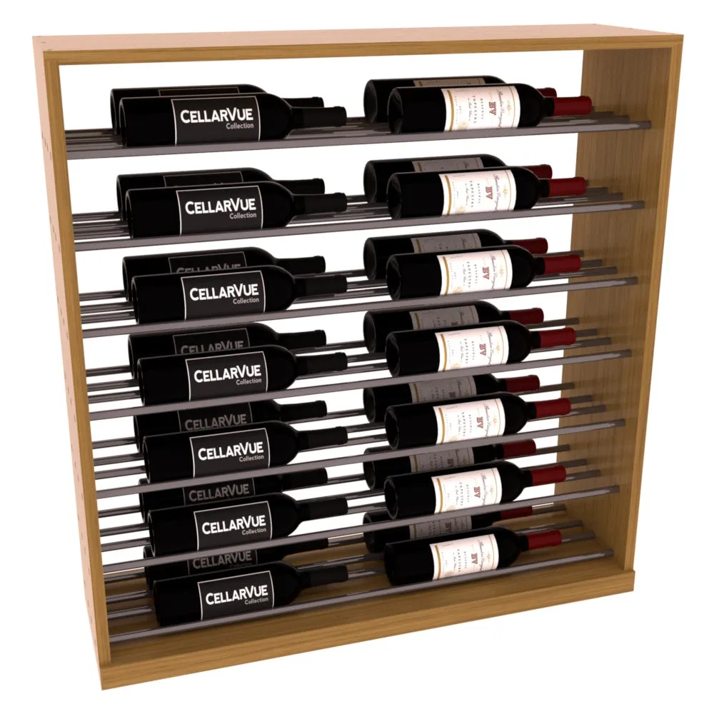 InstaCellar - 35" Horizontal Base Display - Gunmetal Rods