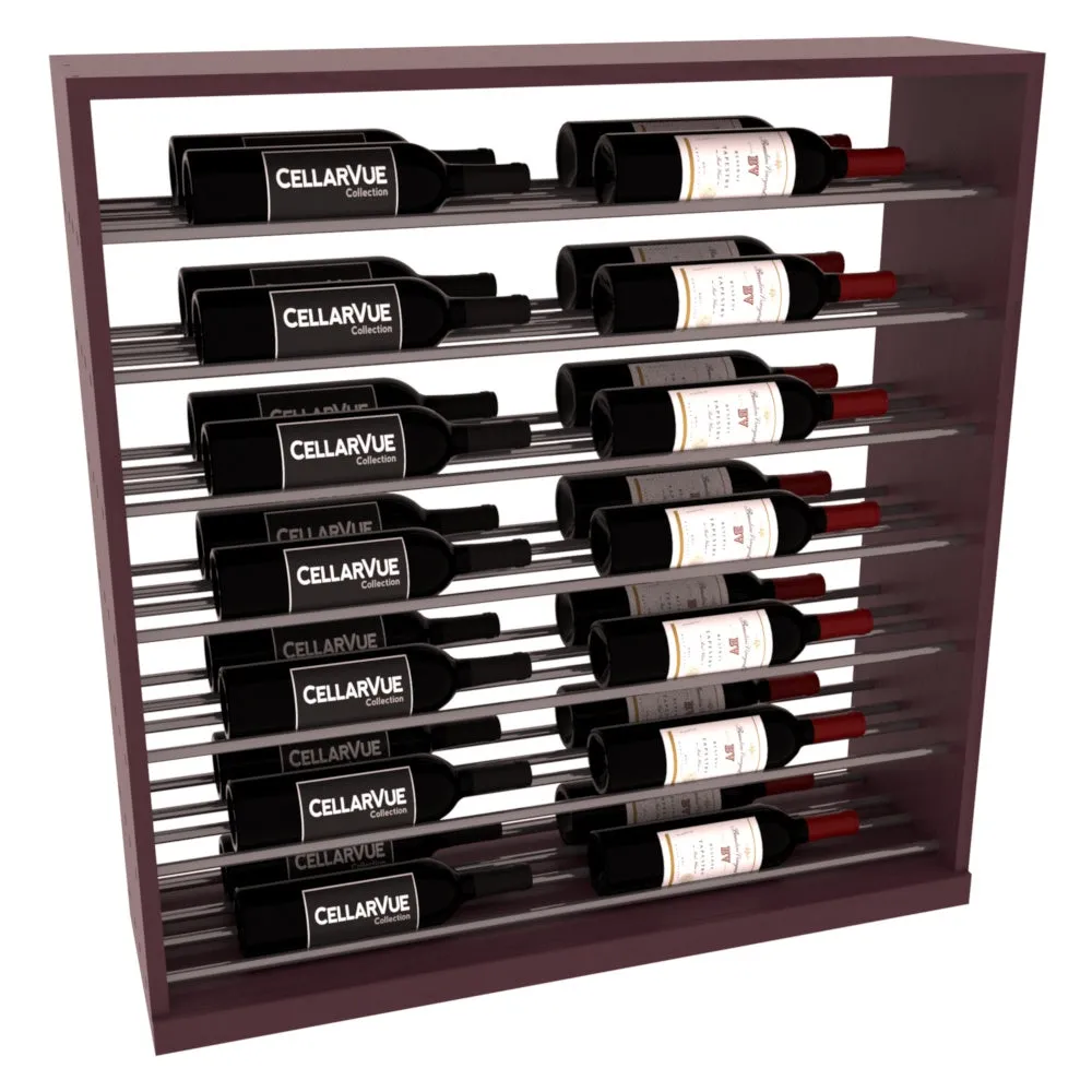 InstaCellar - 35" Horizontal Base Display - Gunmetal Rods