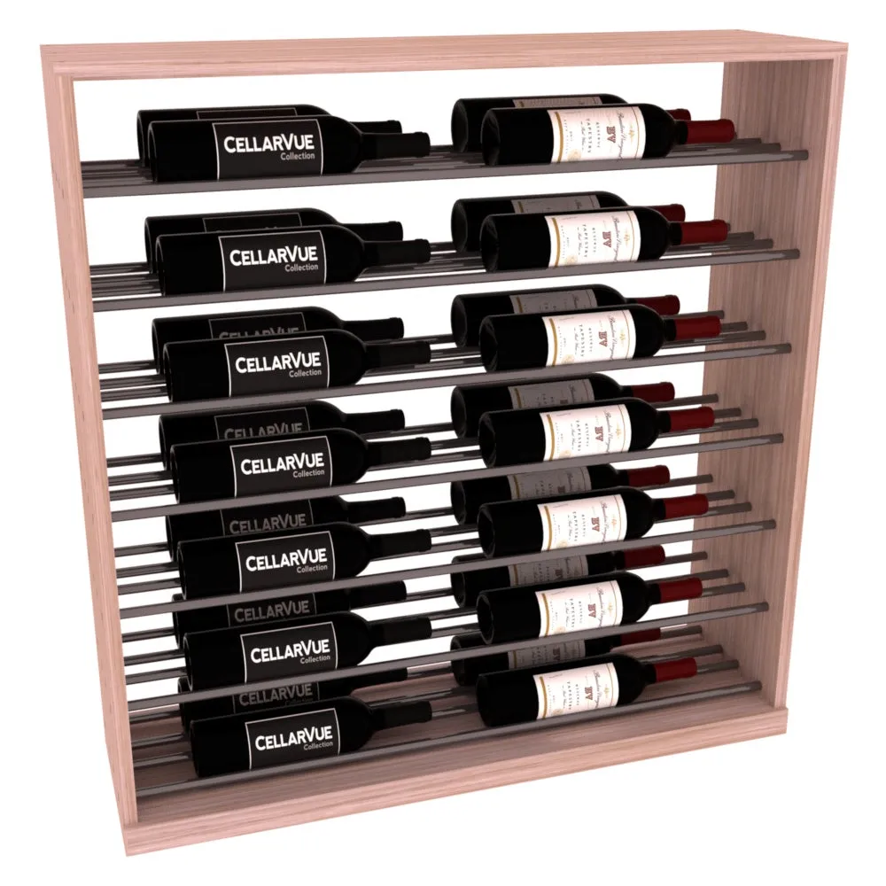 InstaCellar - 35" Horizontal Base Display - Gunmetal Rods
