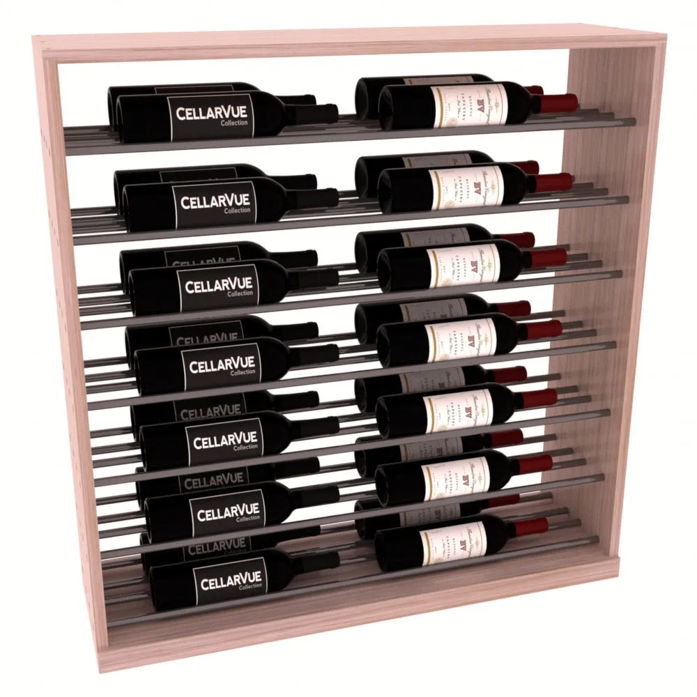 InstaCellar - 35" Horizontal Base Display - Gunmetal Rods