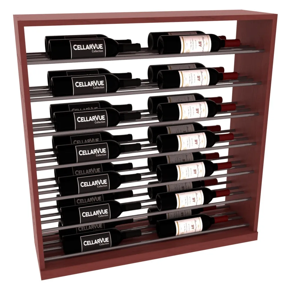 InstaCellar - 35" Horizontal Base Display - Gunmetal Rods