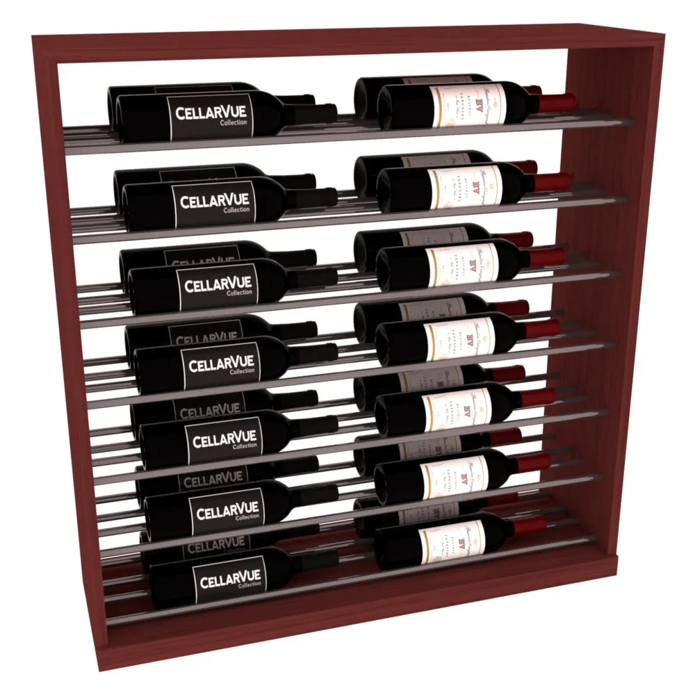 InstaCellar - 35" Horizontal Base Display - Gunmetal Rods
