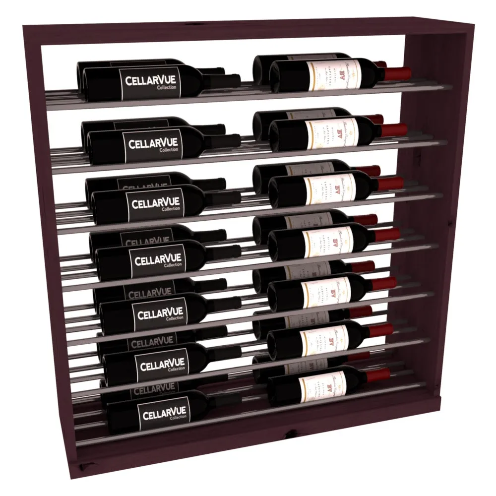 InstaCellar - 35" Horizontal Base Display - Gunmetal Rods
