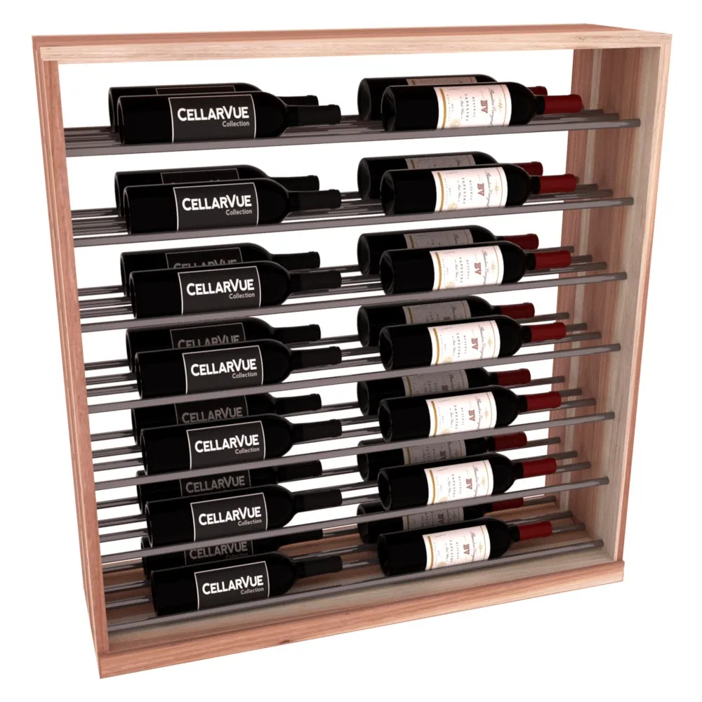 InstaCellar - 35" Horizontal Base Display - Gunmetal Rods
