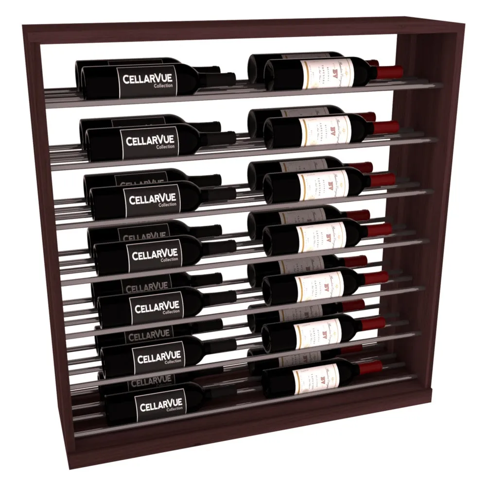 InstaCellar - 35" Horizontal Base Display - Gunmetal Rods