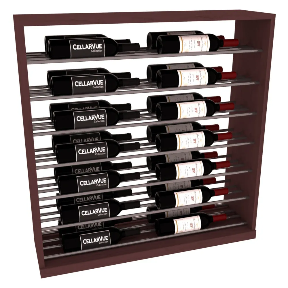 InstaCellar - 35" Horizontal Base Display - Gunmetal Rods