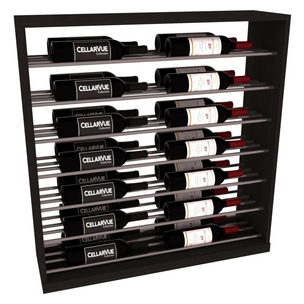 InstaCellar - 35" Horizontal Base Display - Gunmetal Rods