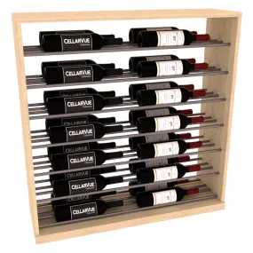 InstaCellar - 35" Horizontal Base Display - Gunmetal Rods