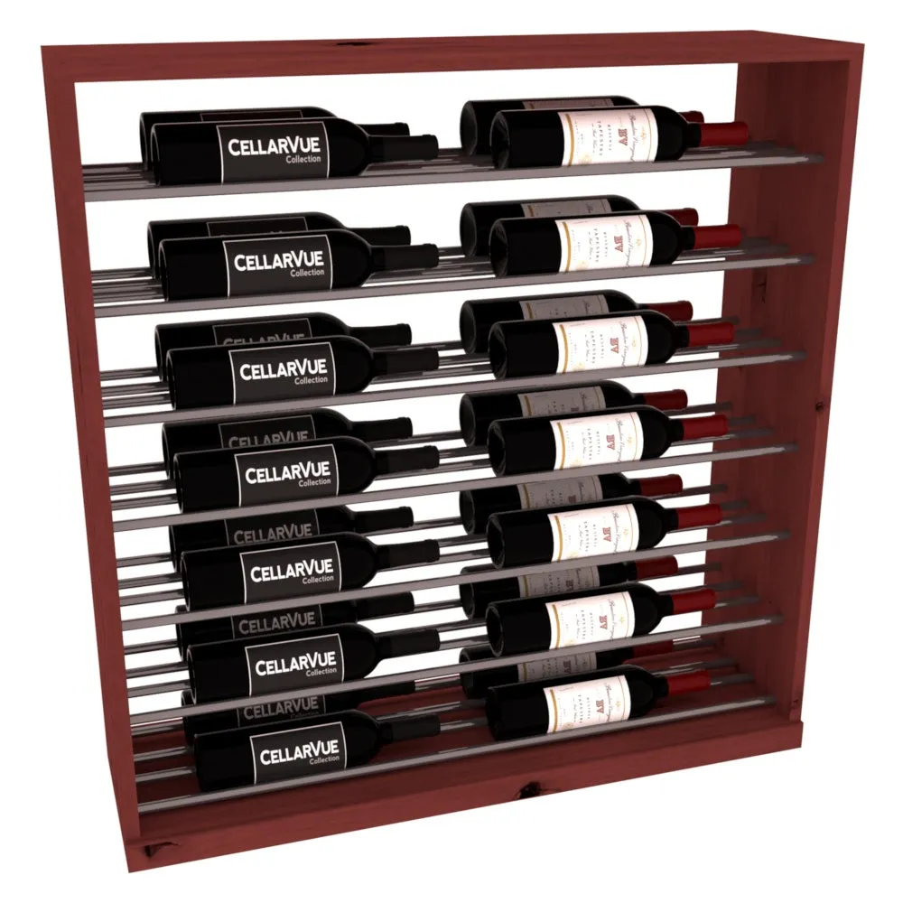 InstaCellar - 35" Horizontal Base Display - Gunmetal Rods