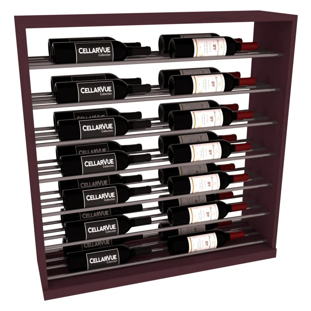 InstaCellar - 35" Horizontal Base Display - Gunmetal Rods