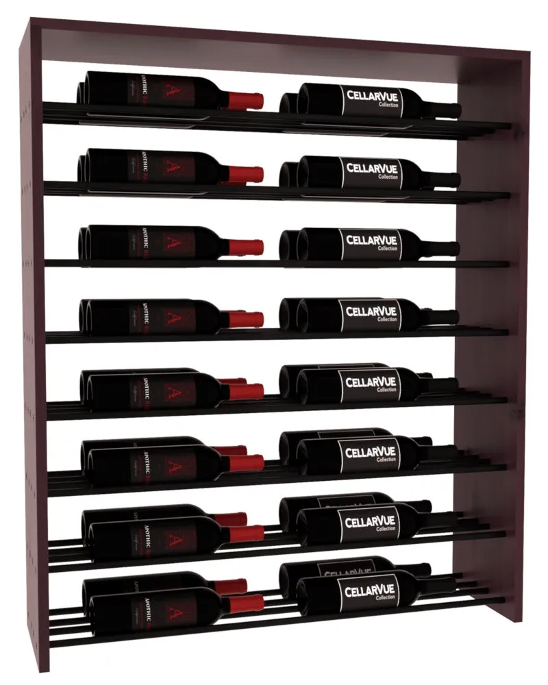 InstaCellar - 35" Horizontal Double Deep Top Display - Black Metal Rods