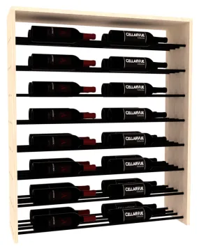 InstaCellar - 35" Horizontal Double Deep Top Display - Black Metal Rods