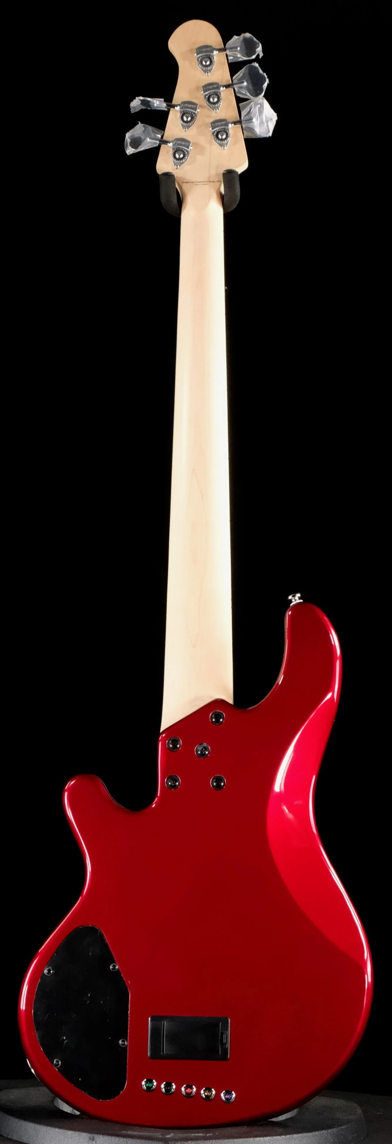 Lakland Skyline 55-02 Custom Bass Guitar - Candy Apple Red with Maple Fingerboard