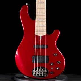 Lakland Skyline 55-02 Custom Bass Guitar - Candy Apple Red with Maple Fingerboard