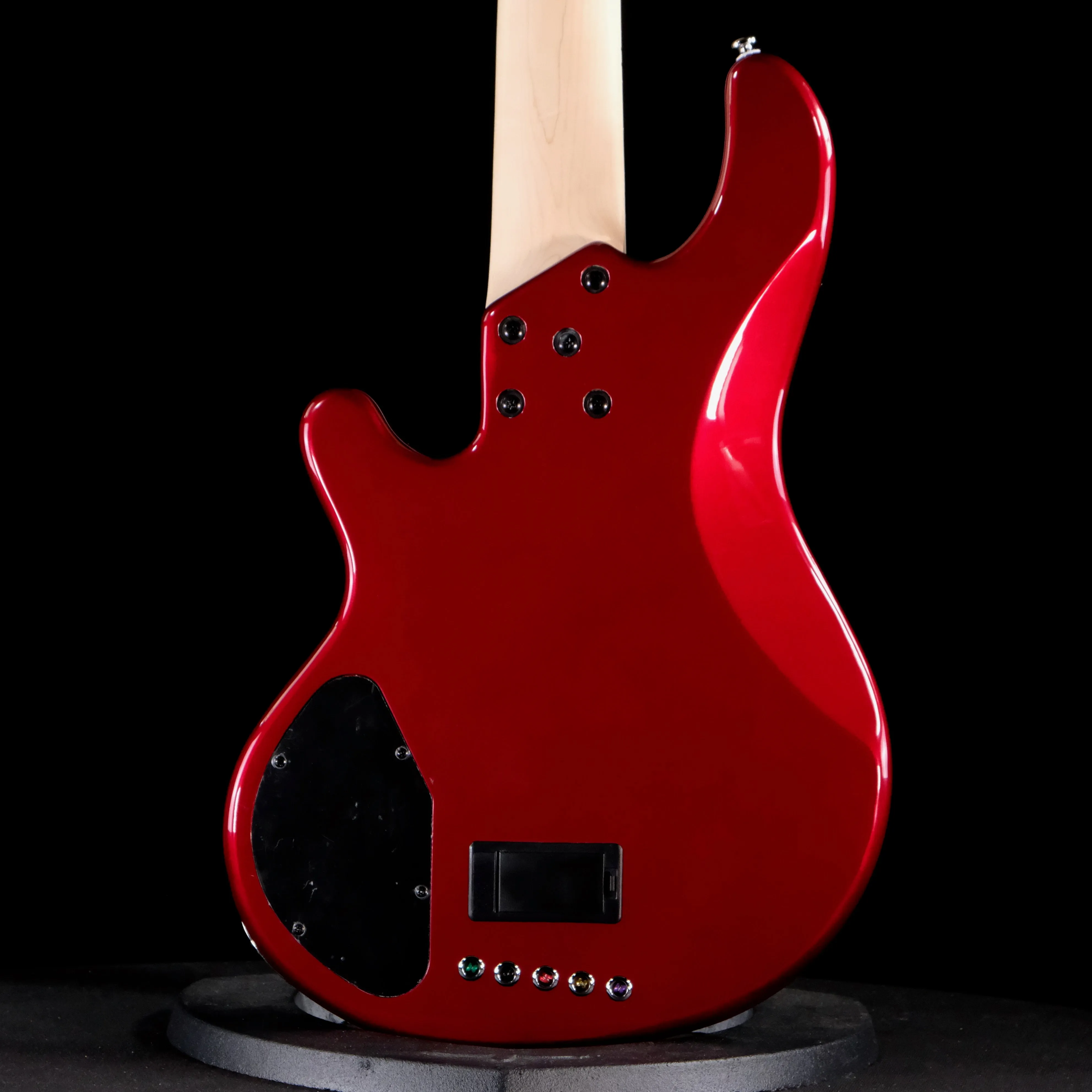 Lakland Skyline 55-02 Custom Bass Guitar - Candy Apple Red with Maple Fingerboard