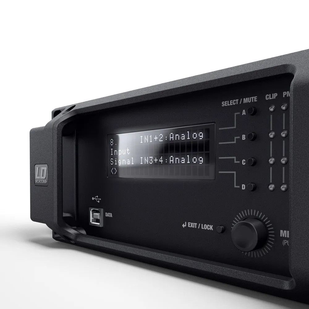 LD Systems DSP 45 K 4-Channel Power Amplifier with DSP