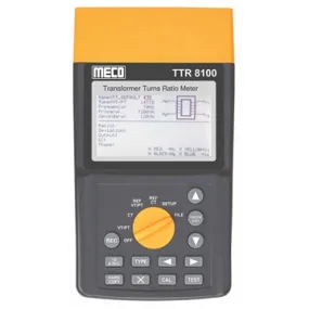 Meco TTR 8100 Transformer Turns Ratio Meter with PC Communication Software