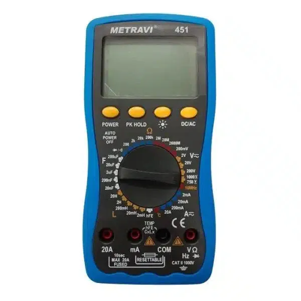 Metravi 451 Digital LCR Meter with Multimeter