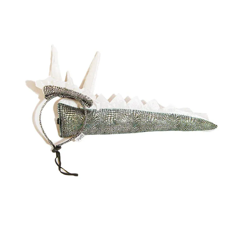 Midlee Designs Dinosaur Headband with Tail Dog Costume