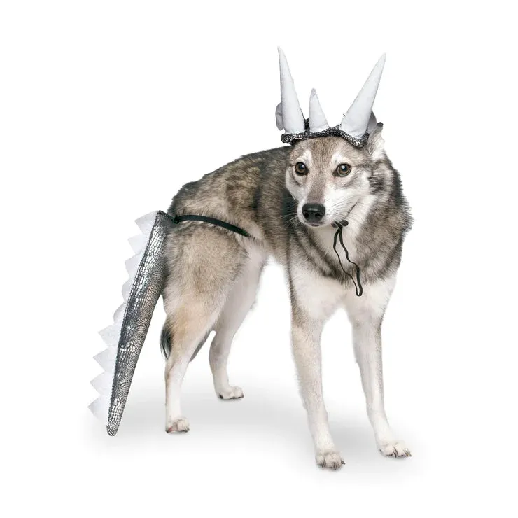Midlee Designs Dinosaur Headband with Tail Dog Costume