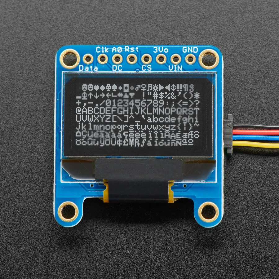 Monochrome 0.96" 128x64 OLED Graphic Display