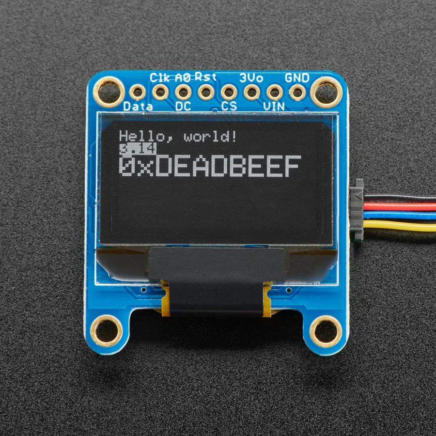 Monochrome 0.96" 128x64 OLED Graphic Display