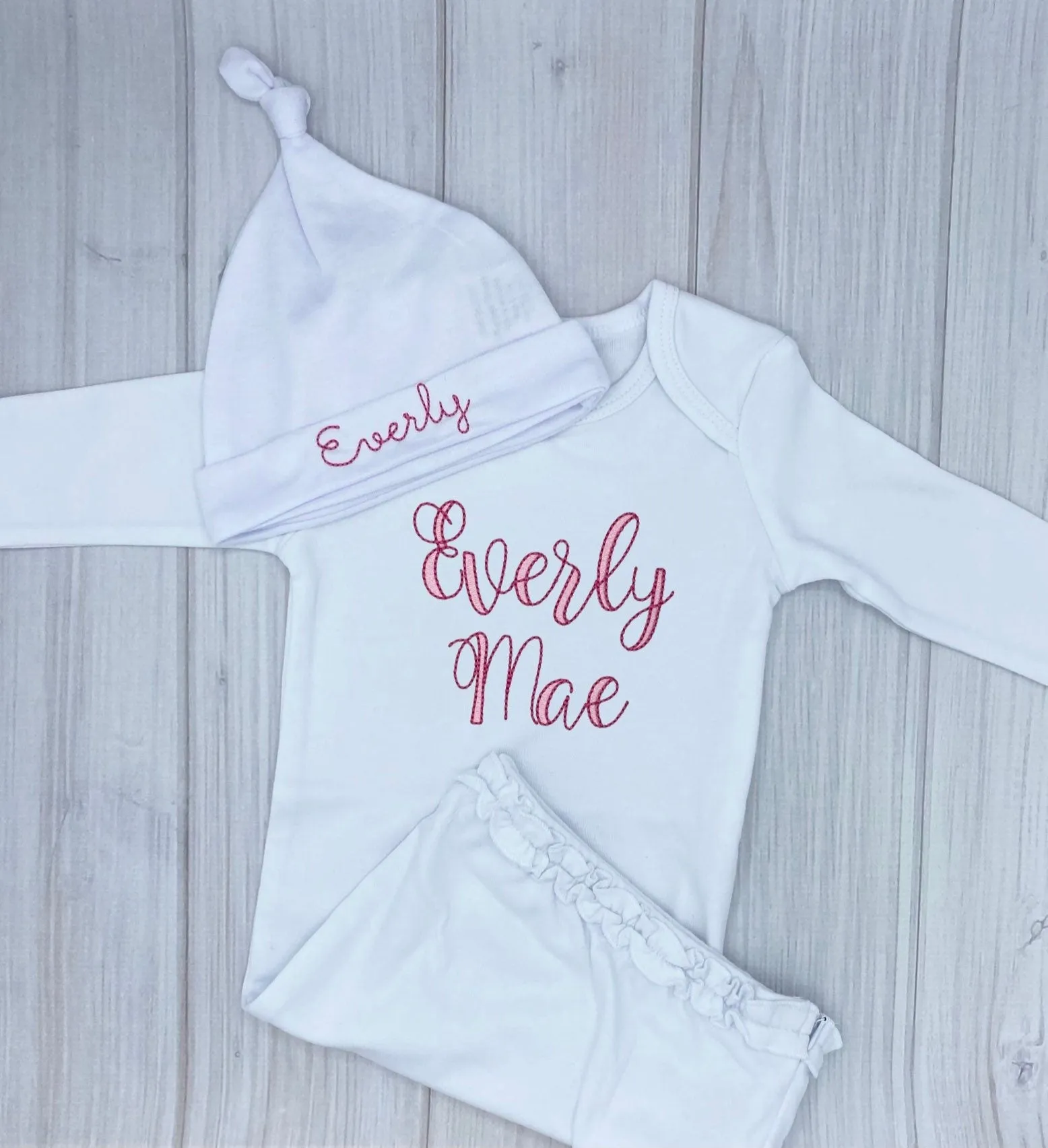 Newborn Coming Home Gown Set