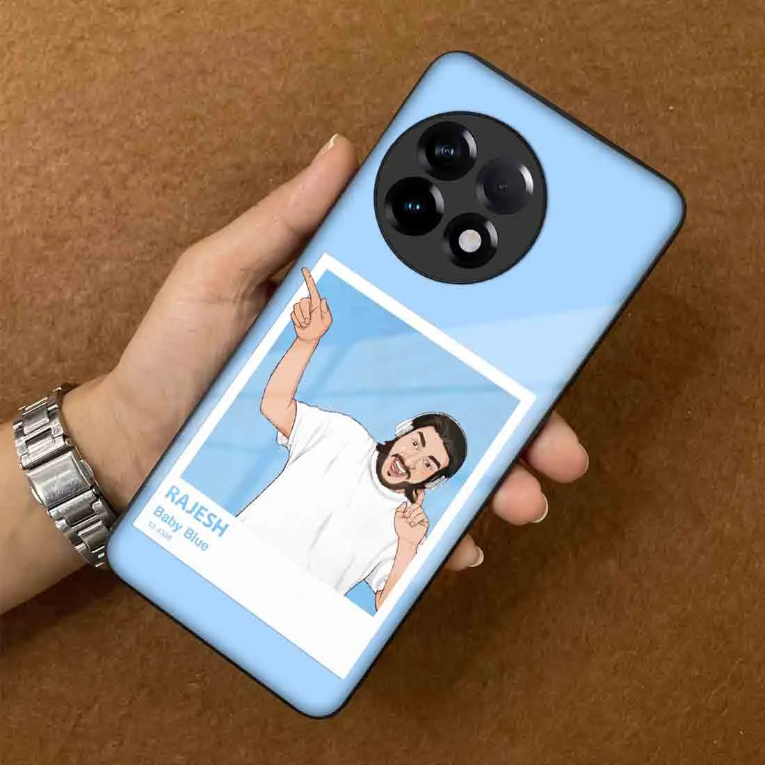 Oneplus 11R Phone Covers Customized with Photo Design Back Case - Cartoonify From Photo