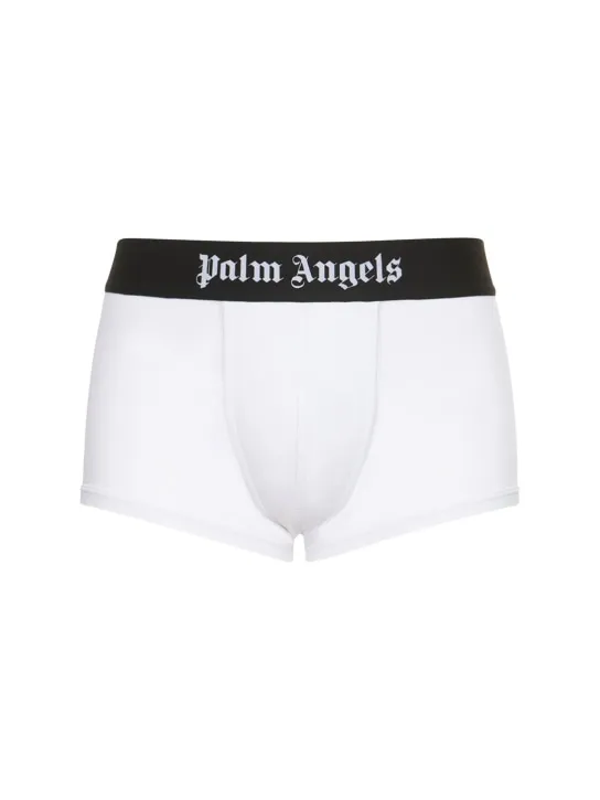 Palm Angels   Logo stretch cotton boxer briefs 