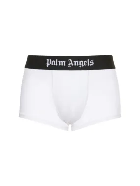 Palm Angels   Logo stretch cotton boxer briefs 