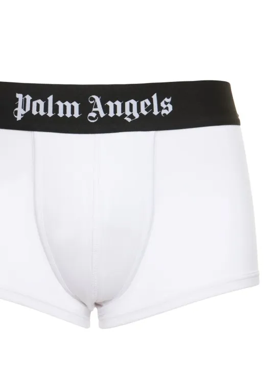 Palm Angels   Logo stretch cotton boxer briefs 