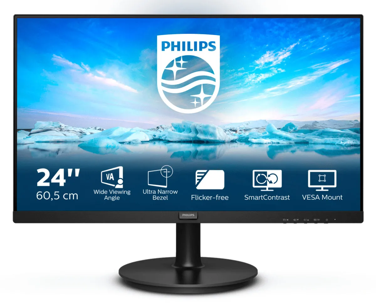 PHILIPS 241V8L V LINE 23.8INCH FHD VA W-LED MONITOR