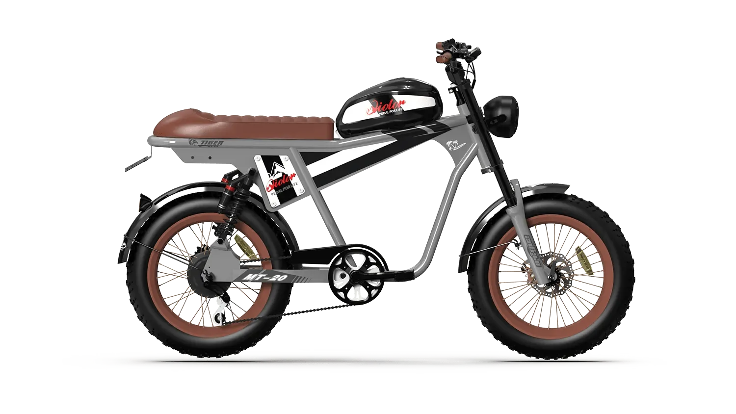 QIOLOR Tiger Plus Full Suspension Fat Tire E-Bike