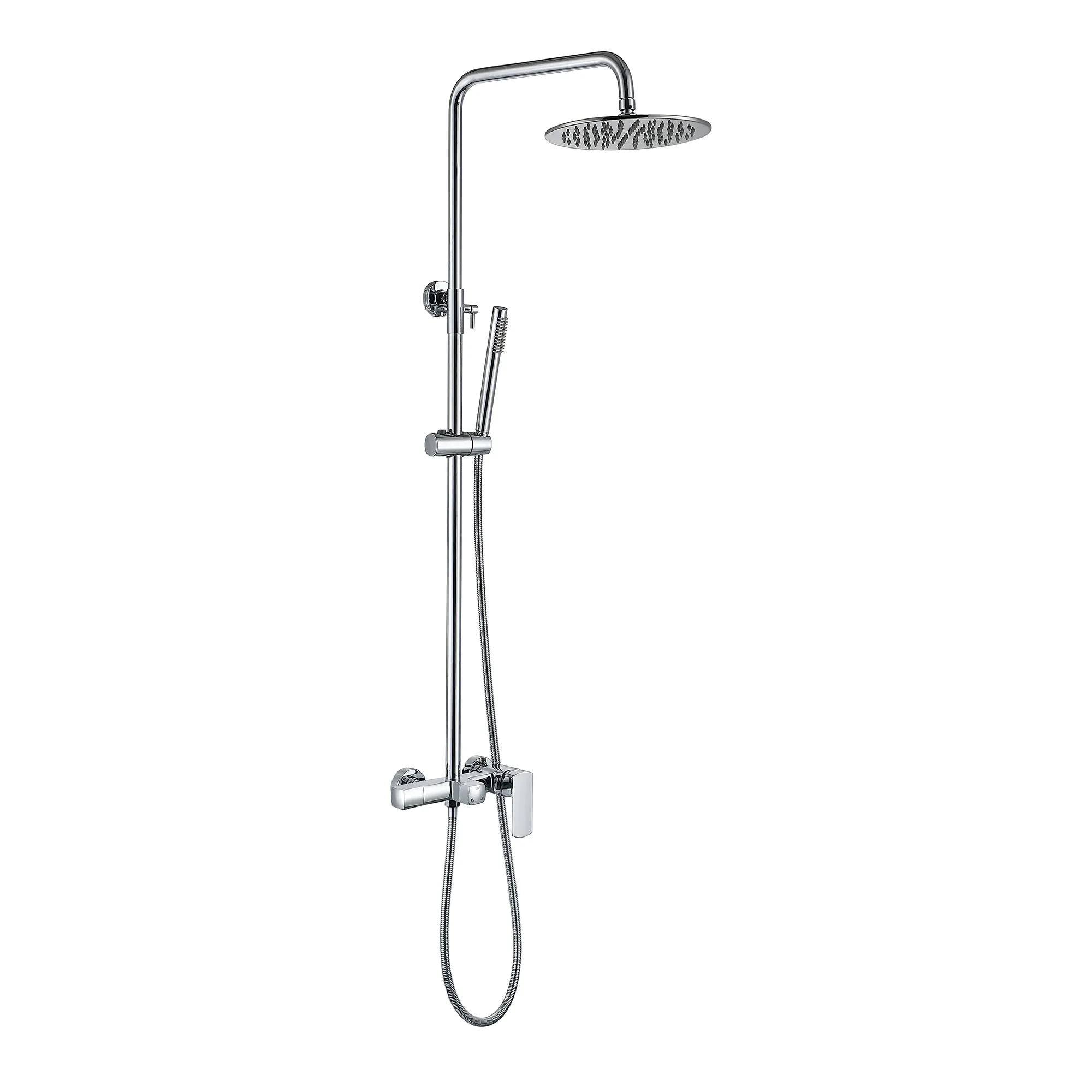 Rain Shower System with Tub Spout and High Pressure 10" Rain Shower Head RB0880