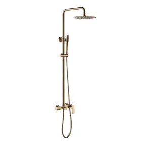 Rain Shower System with Tub Spout and High Pressure 10" Rain Shower Head RB0880
