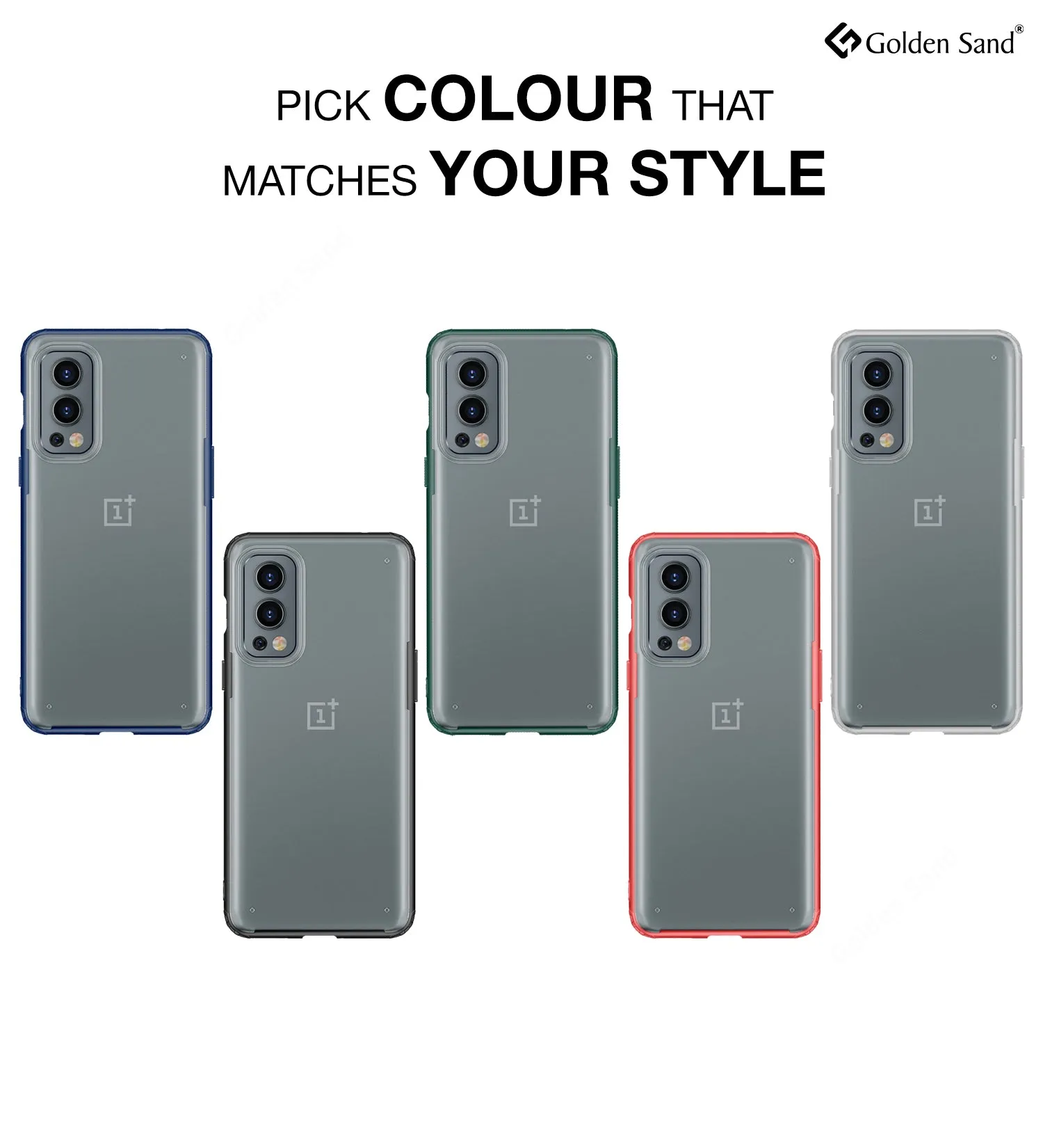 Rugged Frosted Semi Transparent PC Shock Proof Slim Back Cover for OnePlus Nord 2 5G, 6.43 inch, Translucent White