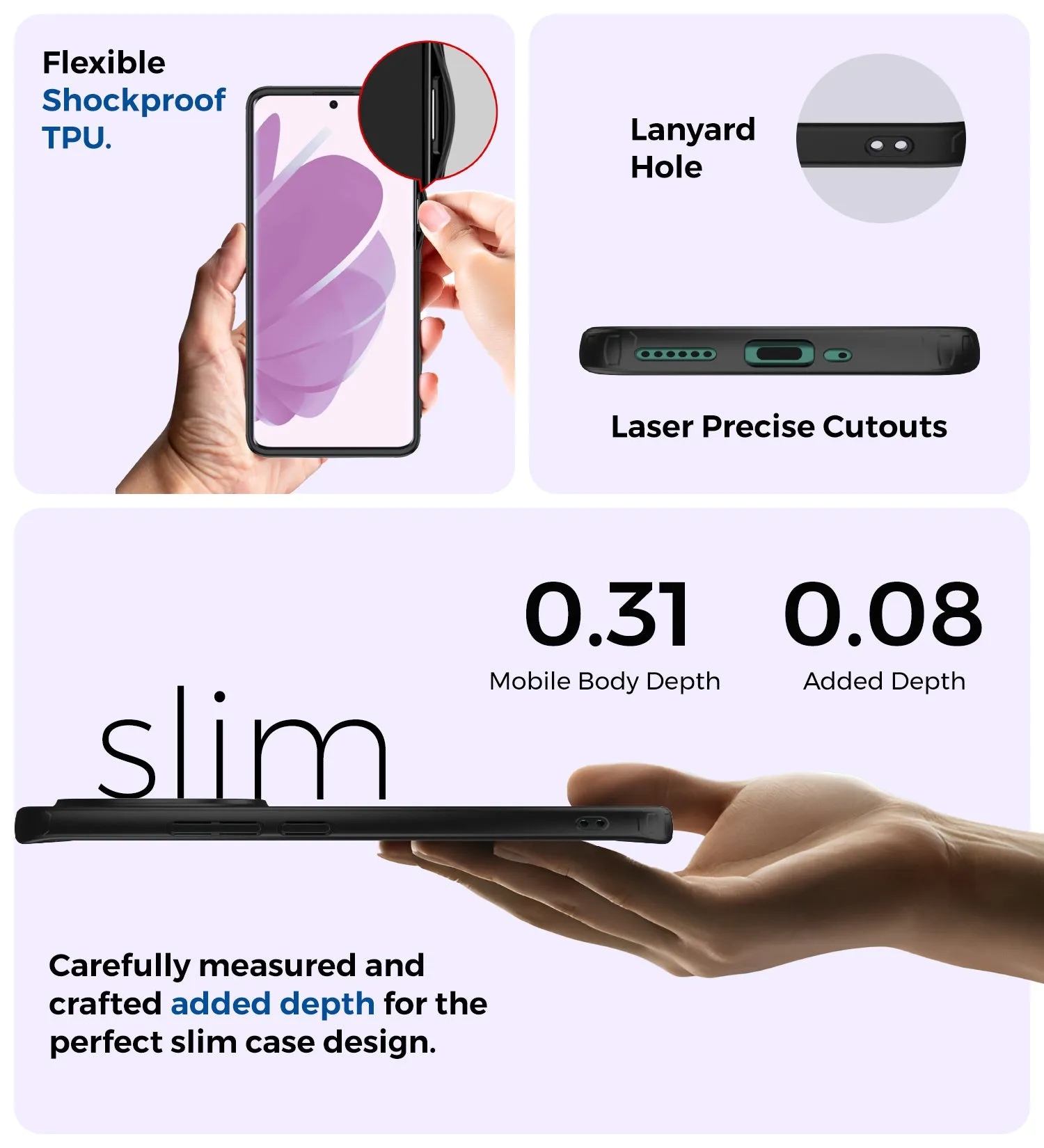 Rugged Frosted Semi Transparent PC Shock Proof Slim Back Cover for  POCO X7 5G, Redmi Note 14 Pro 5G, Redmi Note 14 Pro  Plus 5G, 6.67 inch, Black