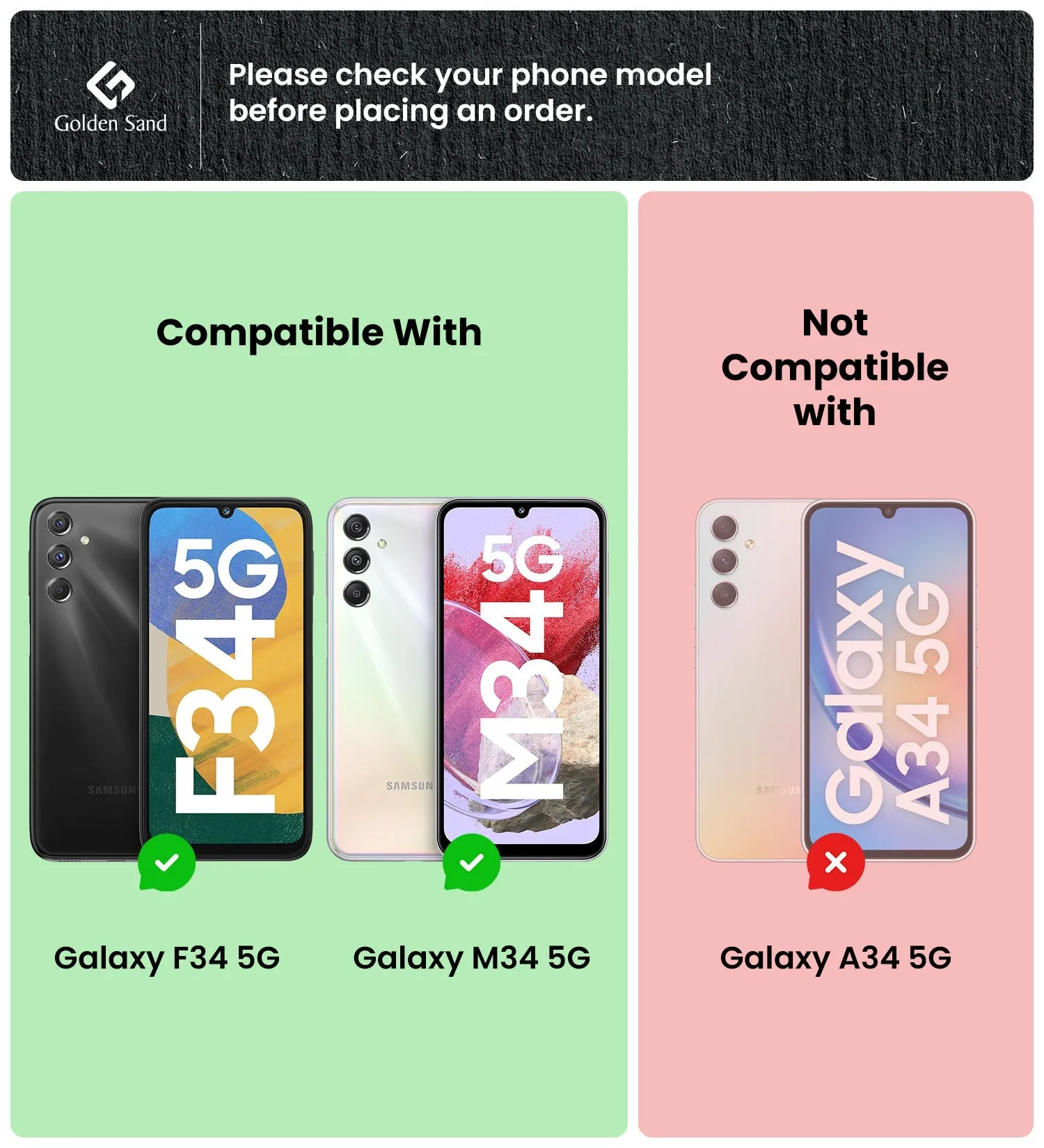 Rugged Frosted Semi Transparent PC Shock Proof Slim Back Cover for Samsung Galaxy M34 5G, Samsung Galaxy F34 5G, 6.5 inch, Black