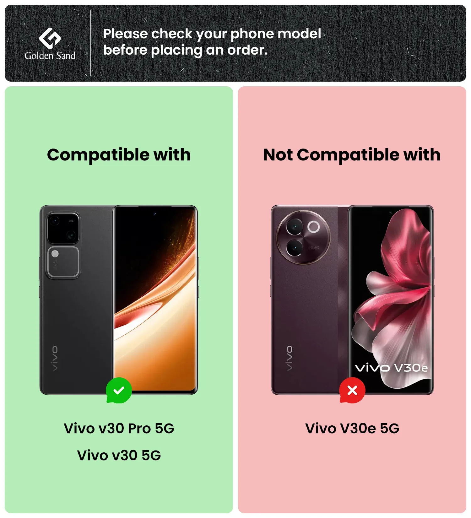 Rugged Frosted Semi Transparent PC Shock Proof Slim Back Cover for Vivo V30 5G, Vivo V30 Pro 5G, 6.78 inch, Black