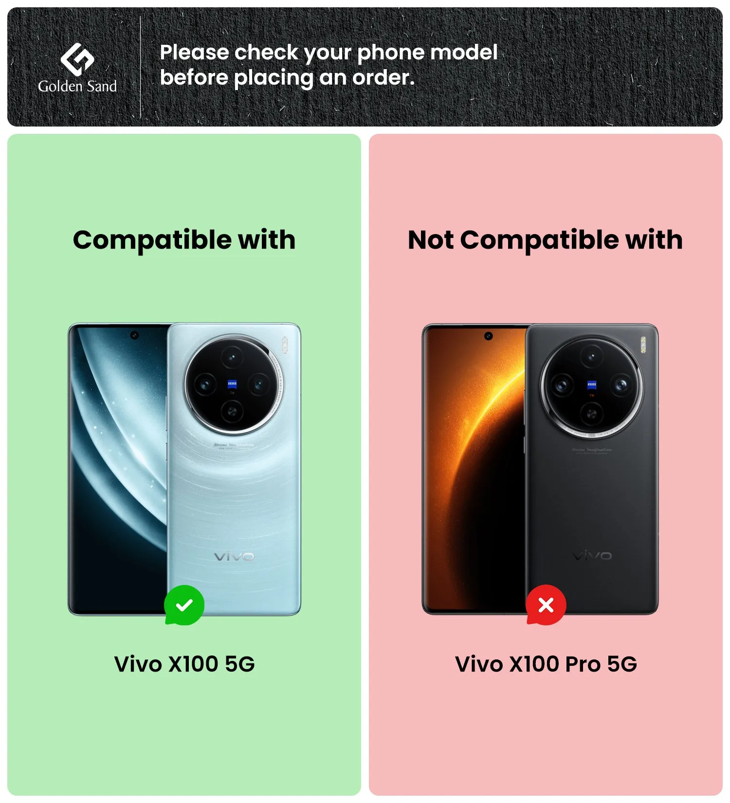 Rugged Frosted Semi Transparent PC Shock Proof Slim Back Cover for Vivo X100 5G, 6.78 inch, Black