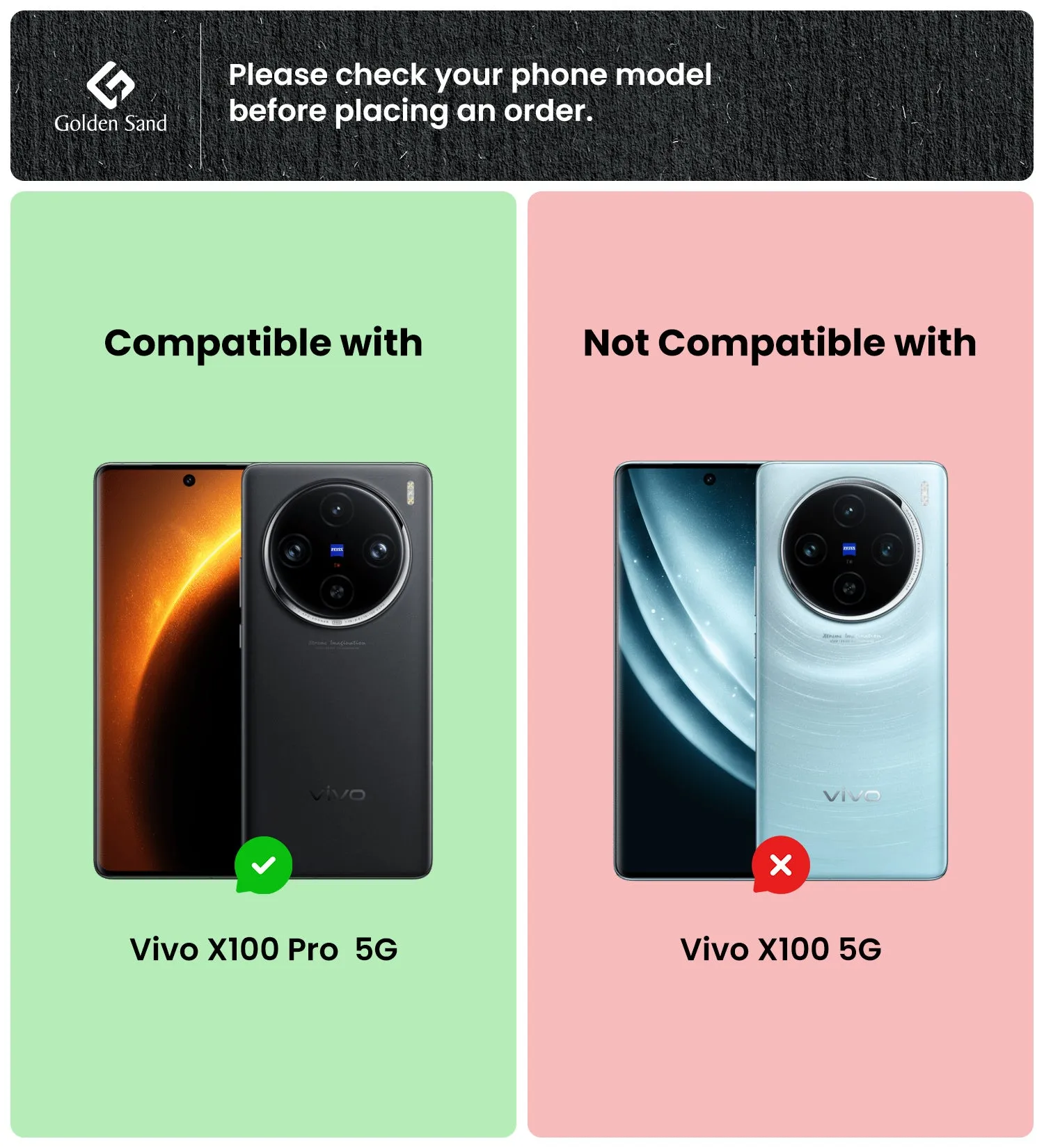 Rugged Frosted Semi Transparent PC Shock Proof Slim Back Cover for Vivo X100 Pro 5G, 6.78 inch, Black