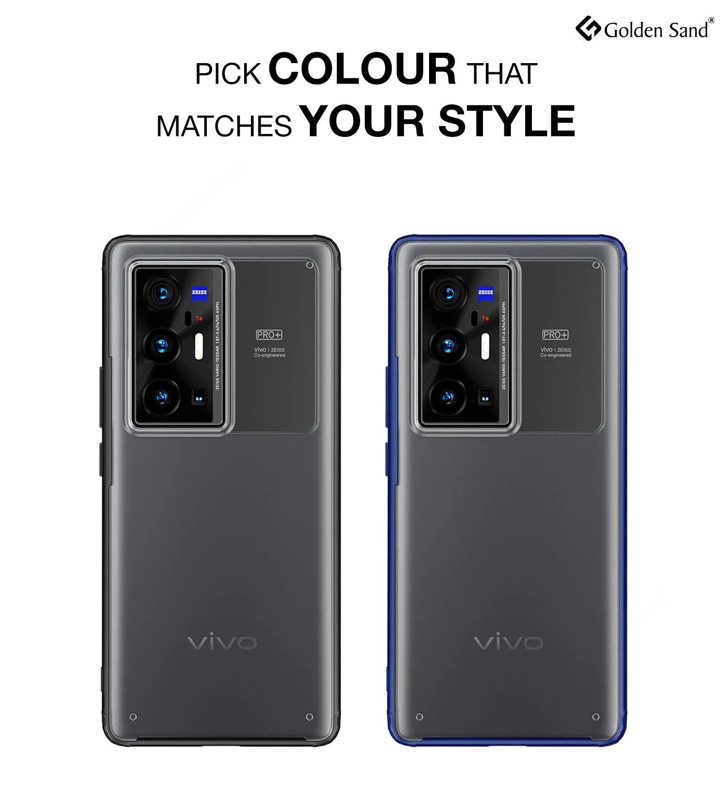 Rugged Frosted Semi Transparent PC Shock Proof Slim Back Cover for Vivo X70 Pro Plus, Vivo X70 Pro  [Not for Vivo X70 Pro], 6.78 inch, Black