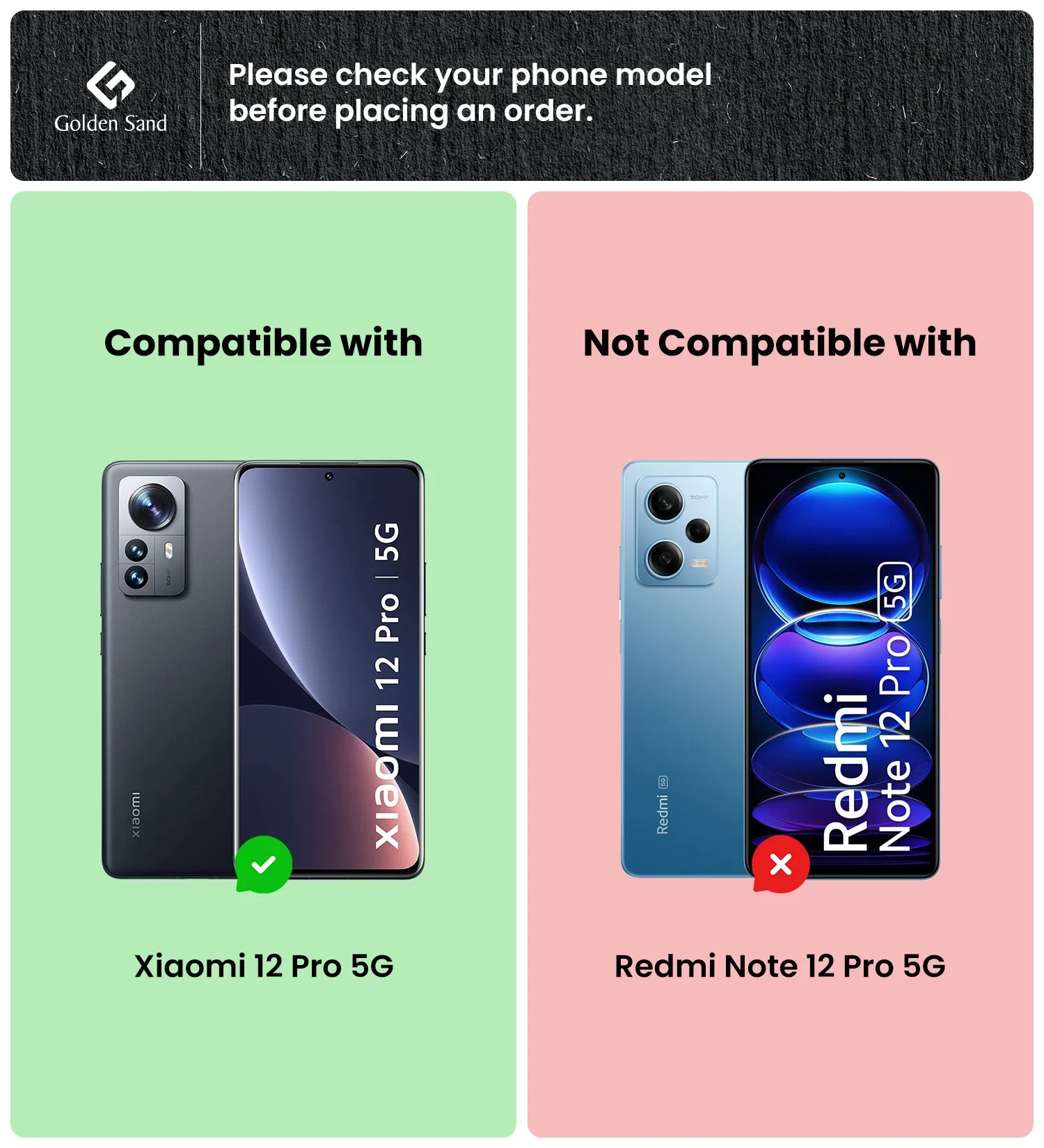 Rugged Frosted Semi Transparent PC Shock Proof Slim Back Cover for Xiaomi 12 Pro 5G, 6.73 inch, Black