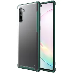 Rugged Frosted Series Hybrid Translucent Back Cover for Samsung Galaxy Note 10 6.7 inch, Green