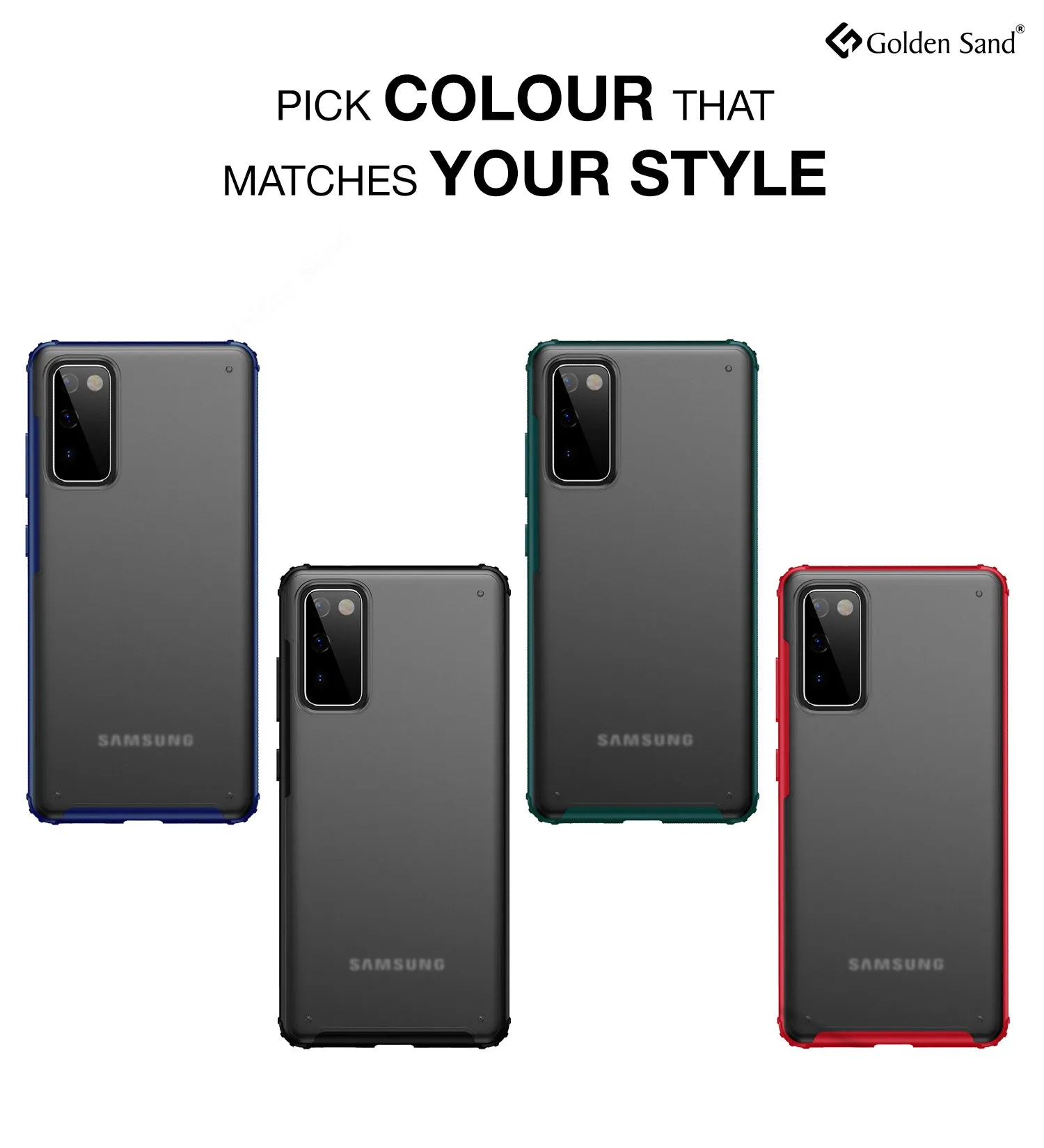 Rugged Frosted Series Semi Transparent PC Shock Proof Slim Back Cover for Samsung Galaxy S20 FE, Samsung Galaxy S20 FE 5G, Green