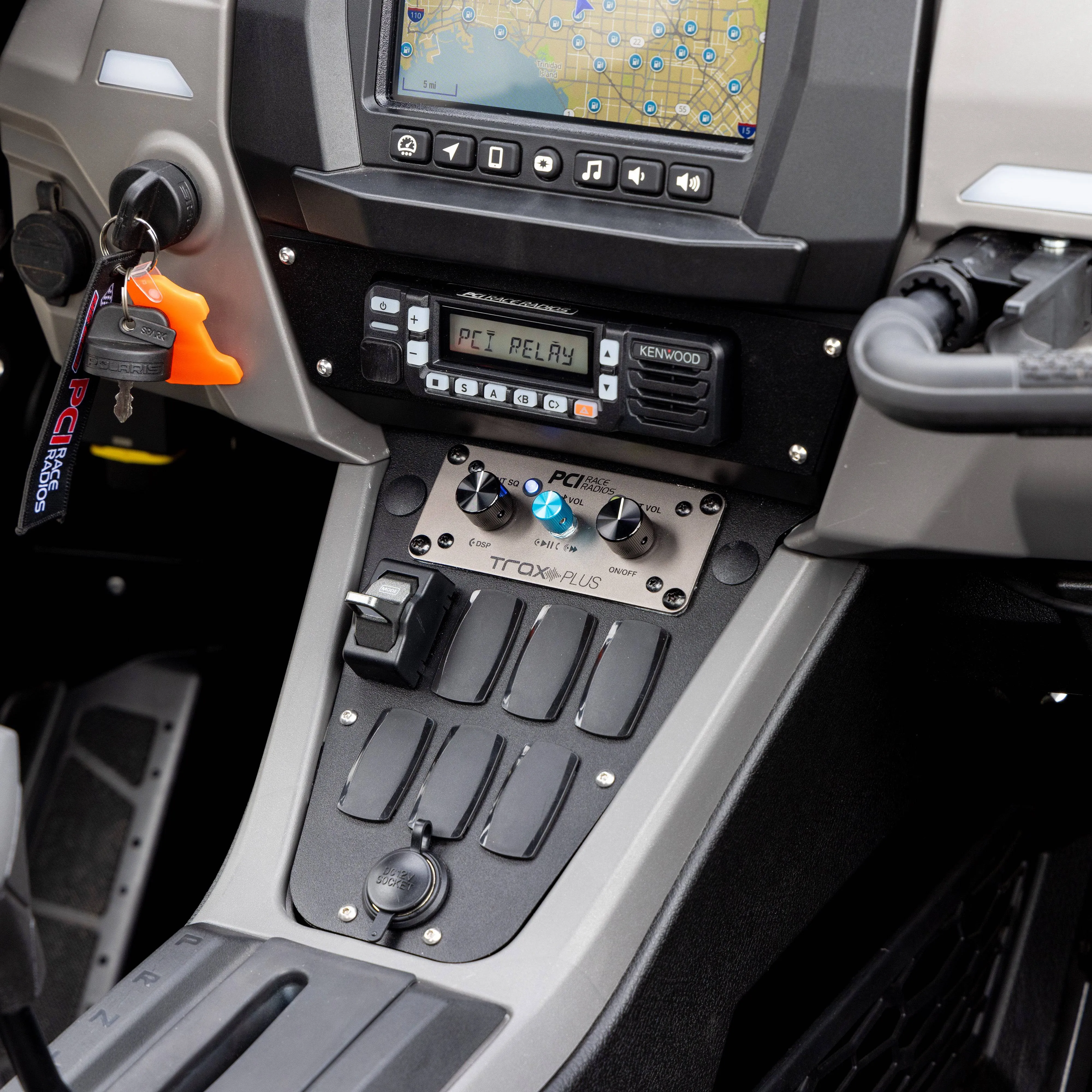 RZR Pro R Radio and Intercom Bracket