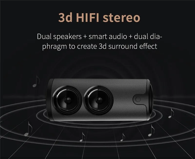 S8 Wireless Bluetooth Subwoofer Touch Control Sound Box AUX TF Card Handsfree Mic