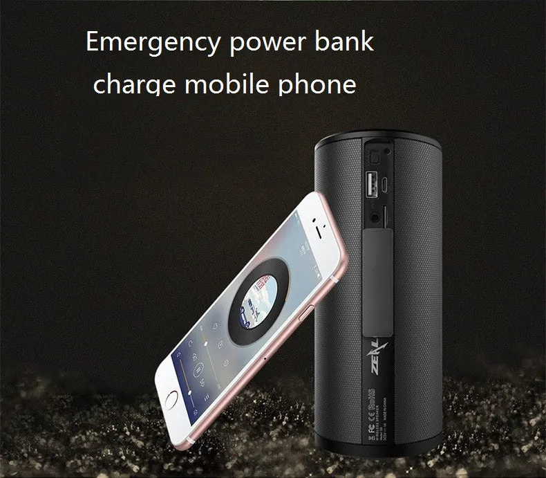 S8 Wireless Bluetooth Subwoofer Touch Control Sound Box AUX TF Card Handsfree Mic