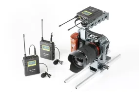 Saramonic UwMic9 RX9 TX9 TX9 2-Person Wireless Lavalier Microphone System with Portable Dual-Channel Camera-Mountable Receiver
