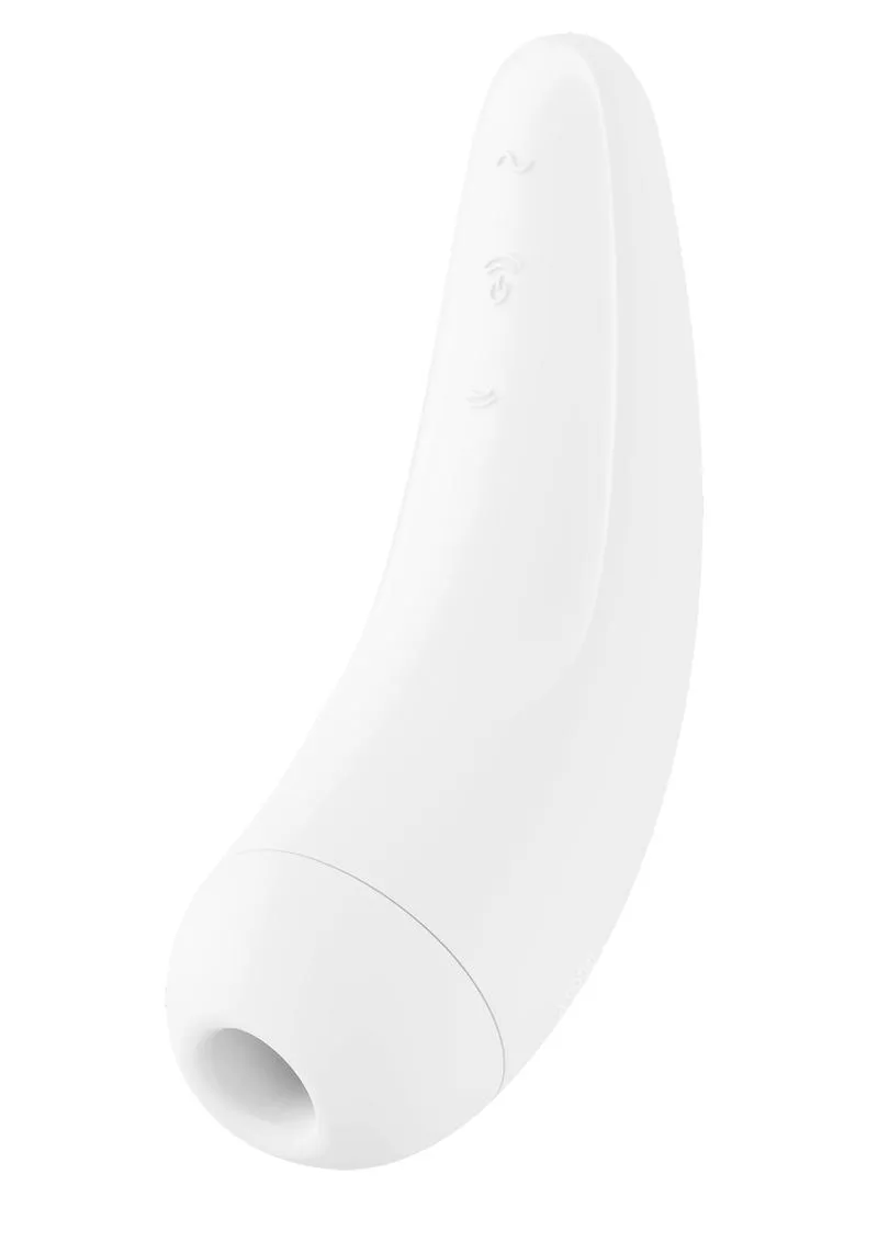 Satisfyer Curvy 2  2-N-1 Rechargeable Silicone Clitoral Stimulator with Air Pulse Technology